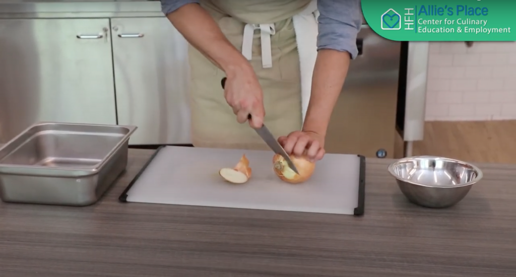 Knife Skills Introduction and Onion Slice HFH